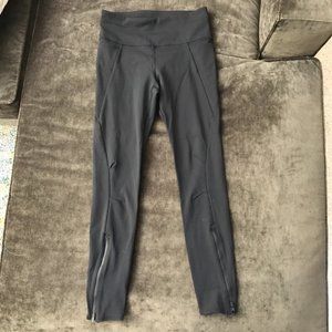 Athleta Side Zip High Rise 7/8 Leggings